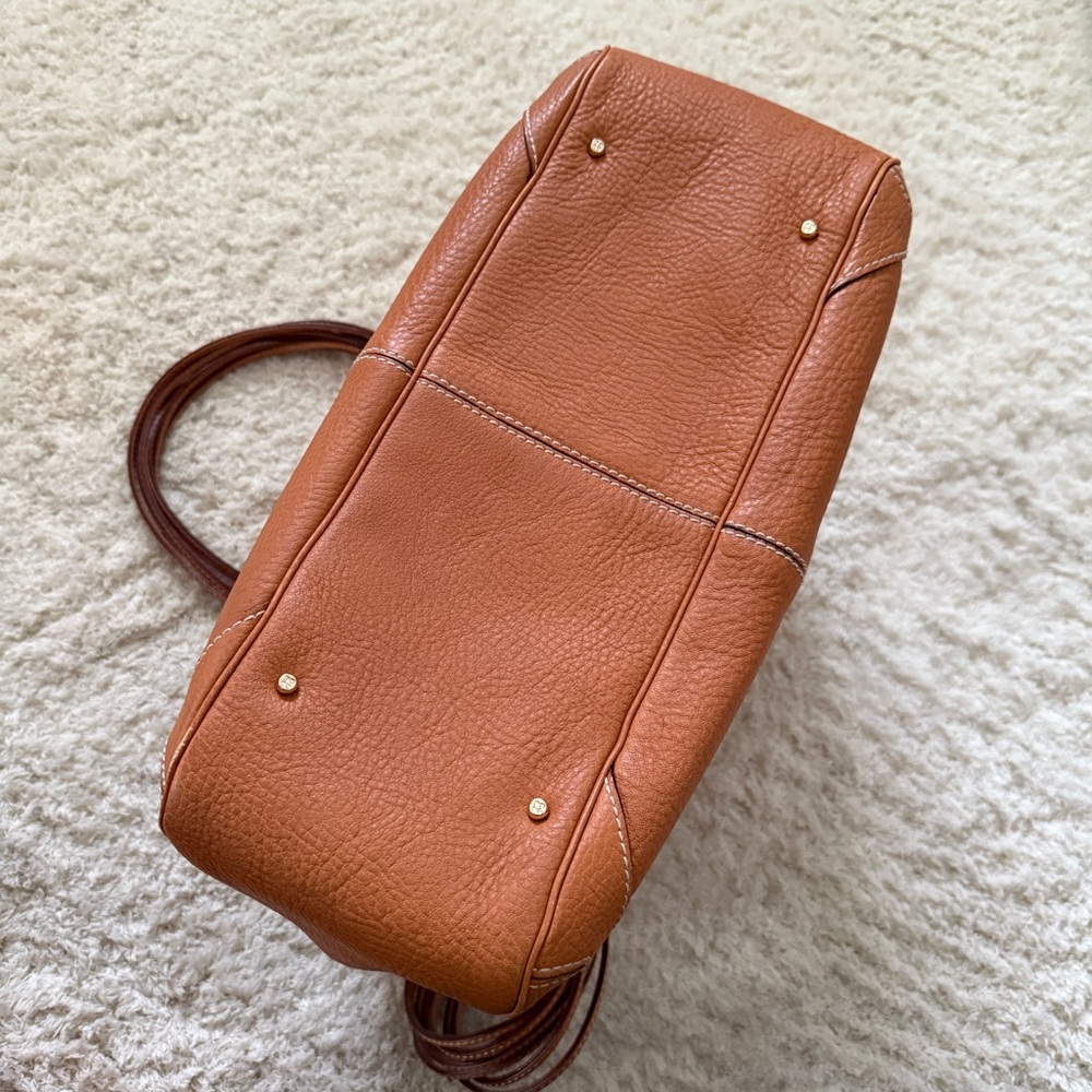 Kate Spade Foster Crossing Medium Satchel with Multi-strap Handles in Cognac - Picture 8 of 15